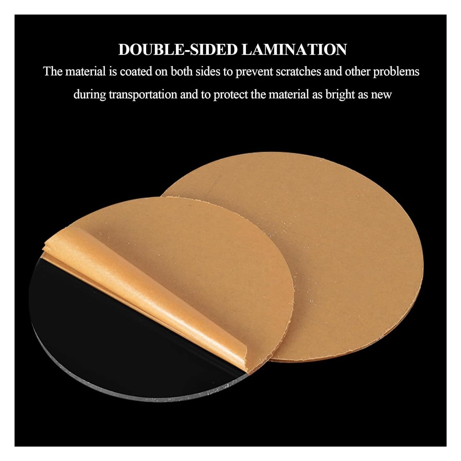 Lot de 10 disques ronds en acrylique, épaisseur 2 mm, diamètre 60-100 mm, adaptés aux projets de bricolage, de décoration et d'artisanat.(Diameter 90mm)