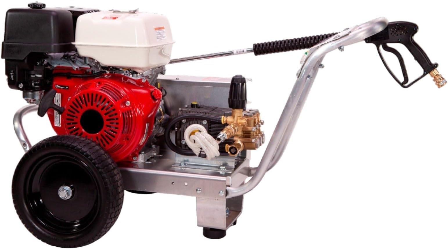 Pressure-Pro Eagle II EB4040HA Belt Driven 4000 PSI Cold Water Pressure Washer, 4.0 GPM, GX390 Engine, Includes Spray Gun and Extension Wand, 5 QC Nozzle Tips, 3/8-inch x 50-Foot Non-Marking Hose