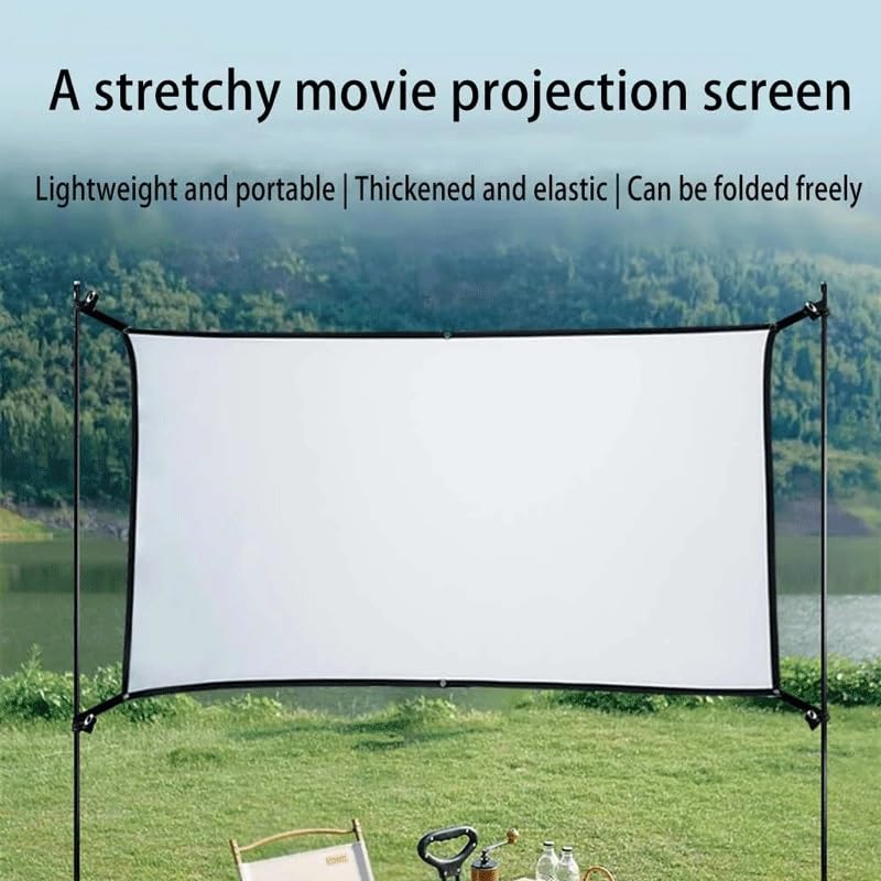Pantalla portátil plegable de 60 pulgadas para proyector miniatura 3