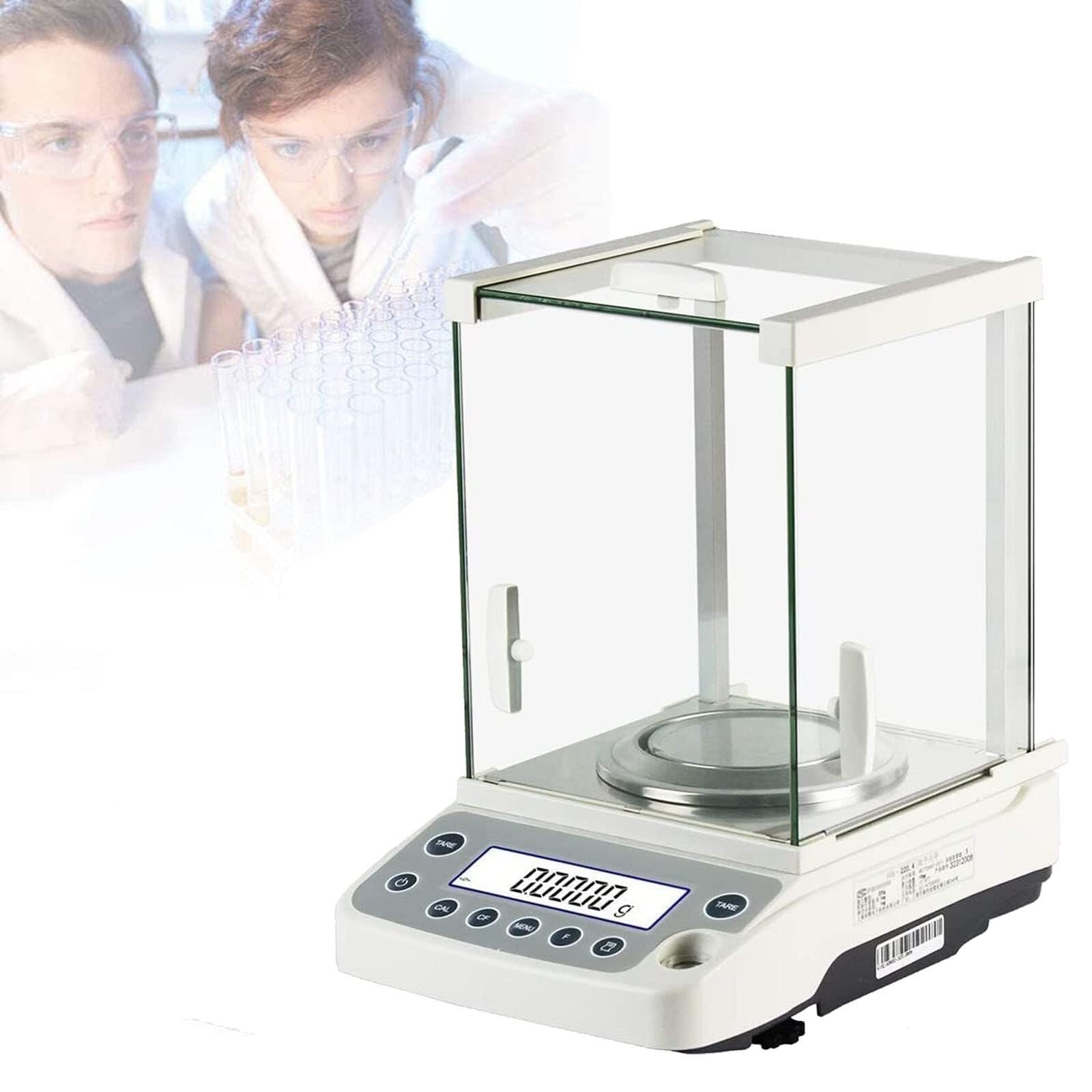 Wagi Analityczne Laboratoryjne, Waga Precyzyjna, Cyfrowa Waga Elektroniczna O Wysokiej Dokładności, Wyświetlacz Lcd 0,1 Mg, Funkcja Alarmu Przewagi, W Pełn(Jeden Kolor-220G/0,0001G)