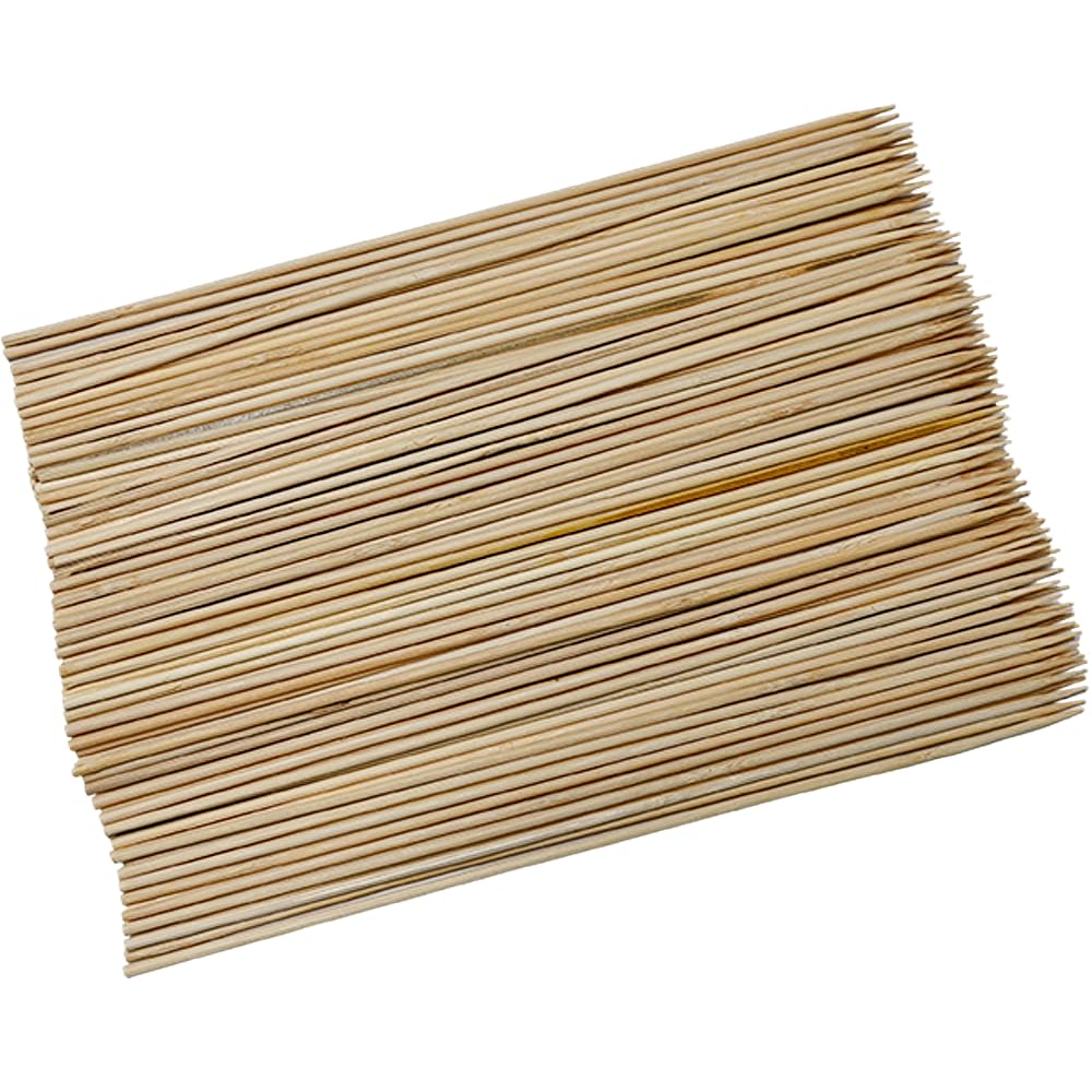 Armo Home Natural Bamboo Armo® 150 X Bamboo Skewers 30Cm Wooden Skewers Sticks For Bbq, Party, Shish, Kebabs, Chocolate Fountain