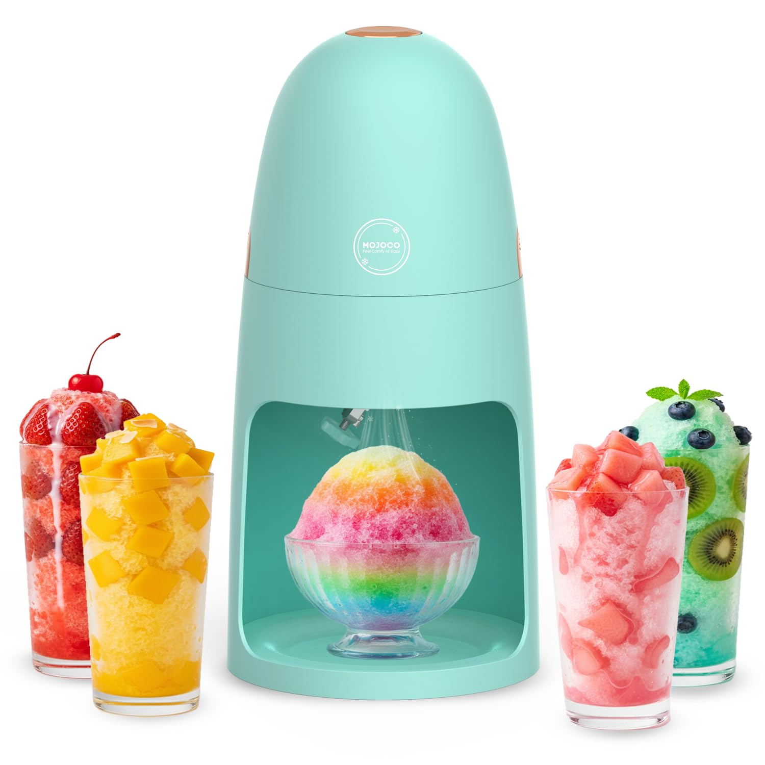 Amazon.com: MOJOCO Shaved Ice Machine - Electric Ice Shaver