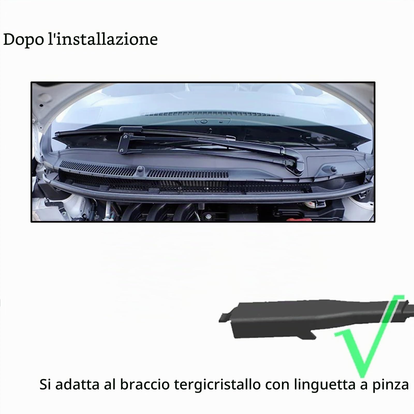Tergicristalli per Toyota Aygo 14 2015 2016 2017 2018 2019 2020 Spazzole Tergicristallo Anteriore Lunotto Posteriore