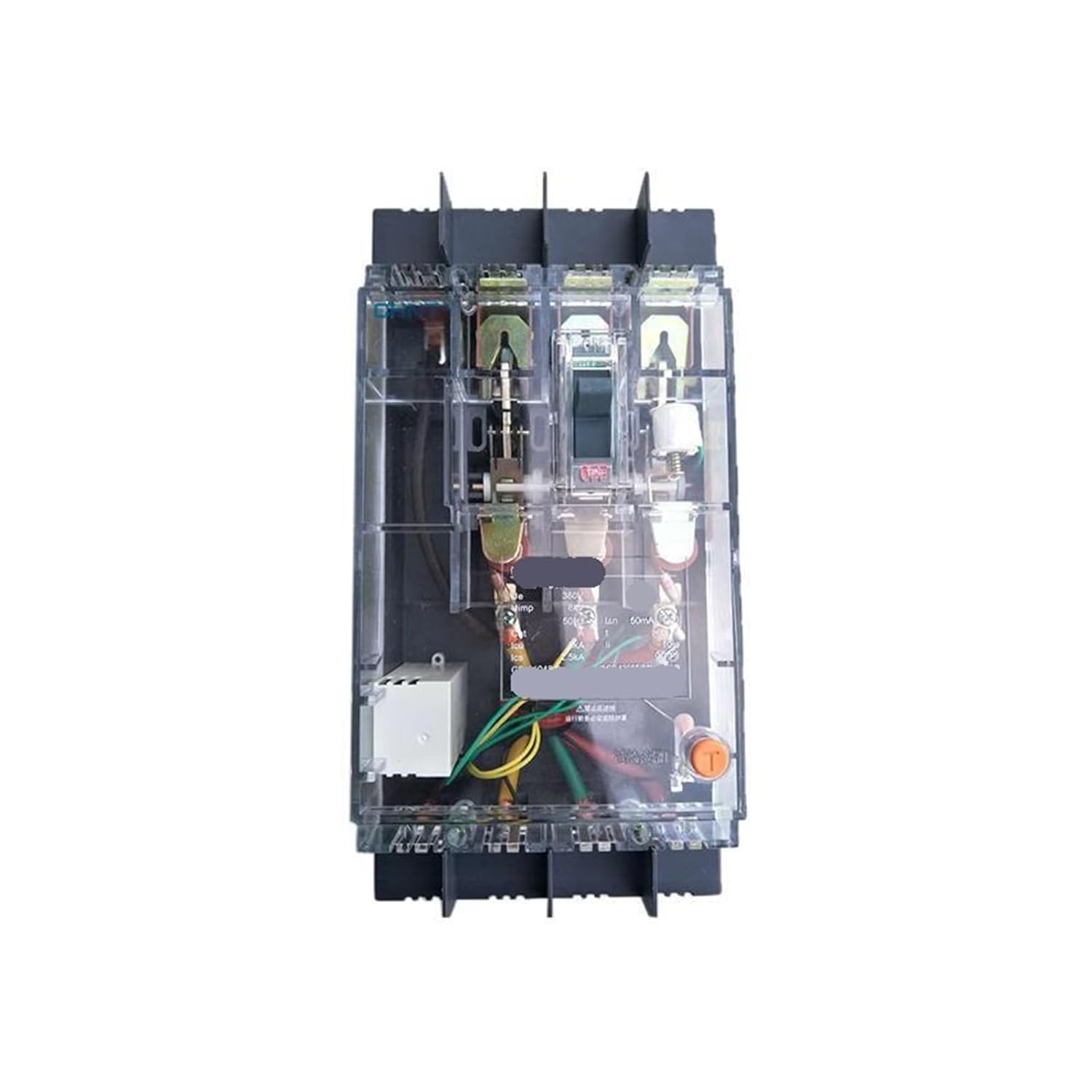 電気プラスチックケース漏電保護回路ブレーカー DZ15LE-100/4902 100A 75MA 透明