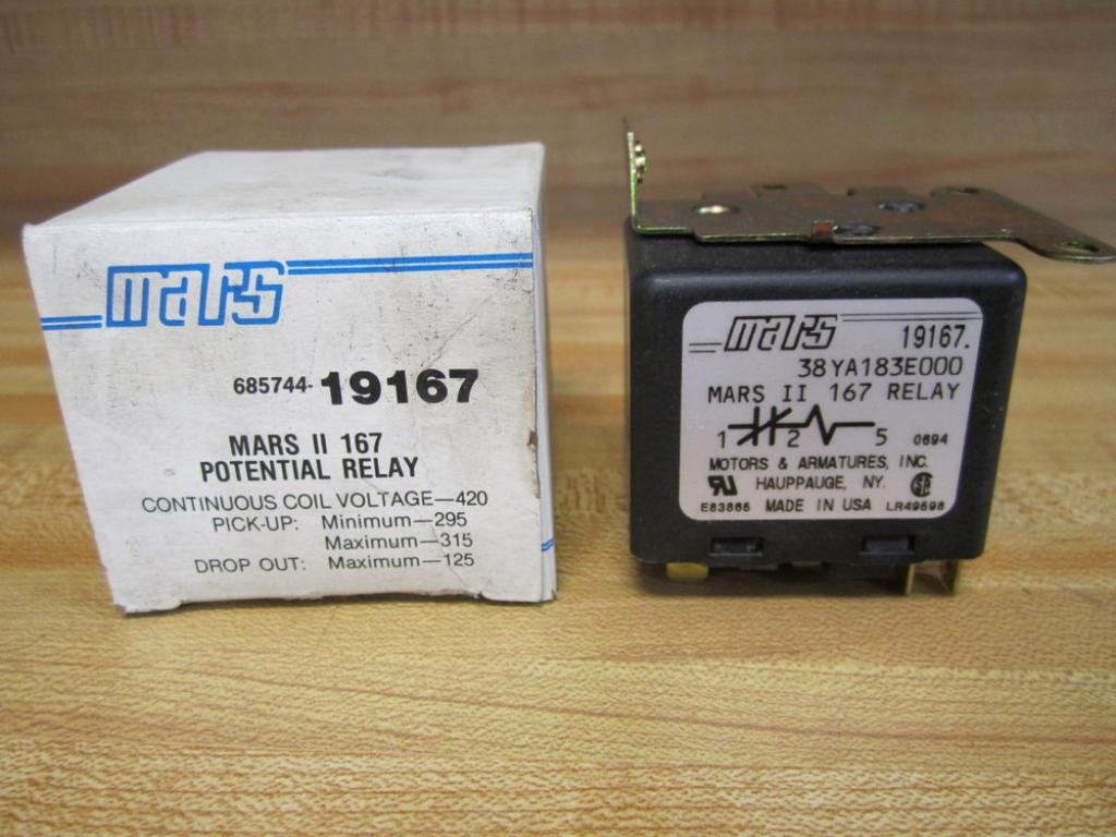Mars 685744-19167 Potential Relay 38YA183E000
