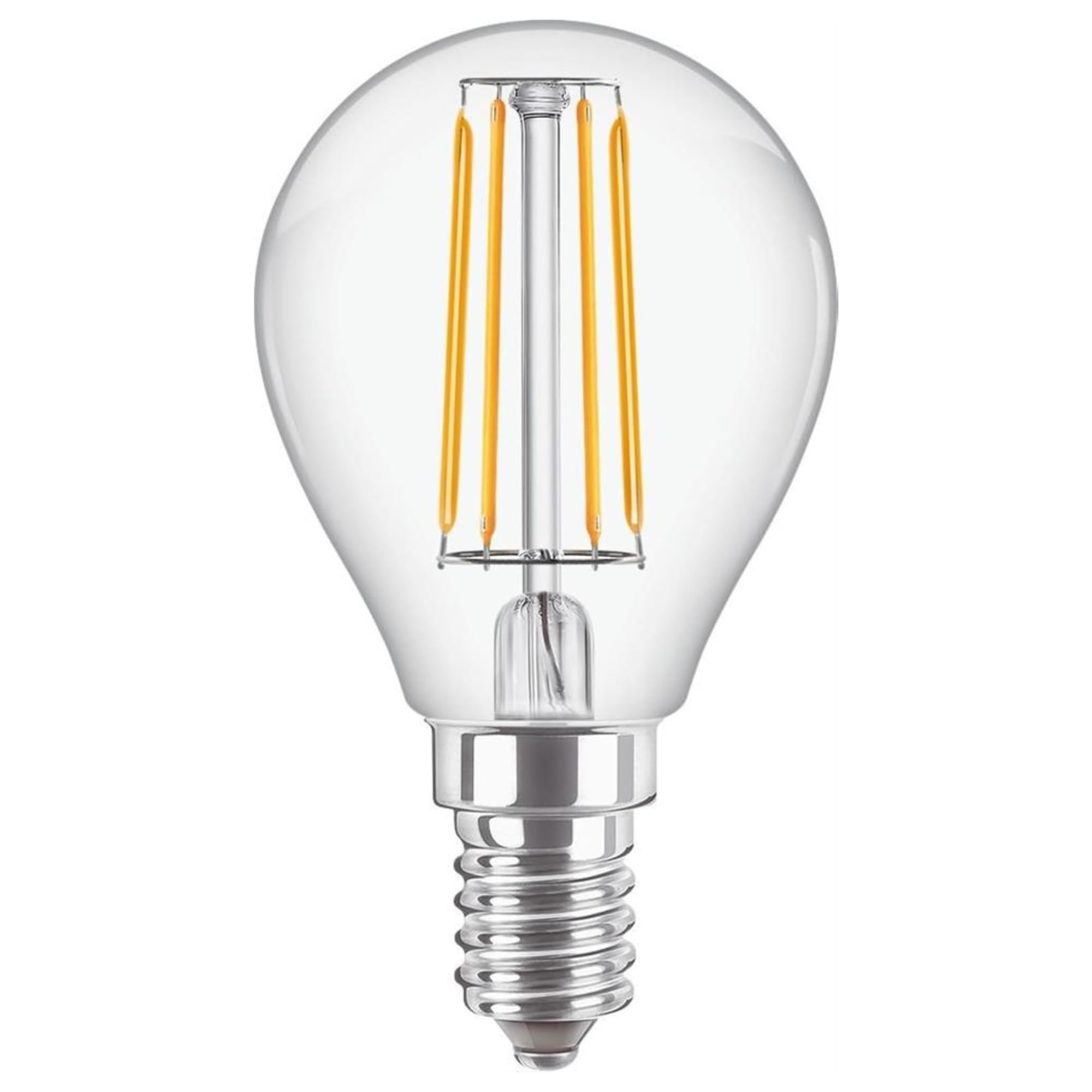 Philips CorePro LED P45 2W (25W Equivalent) E14 Small Edison Screw SES Clear | Very Warm White 2700K | 250lm | Non-Dimmable | Energy Saving Golf Ball Bulb | Decorative Clear Glass | Long Life