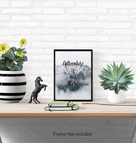 Miniatura 4 de Adventure Inspirational Art Print - Motivational Wall Art Poster - Chic Home Decor for Bedroom, Living Room, Kitchen, Bathroom, Office, Game, Teen