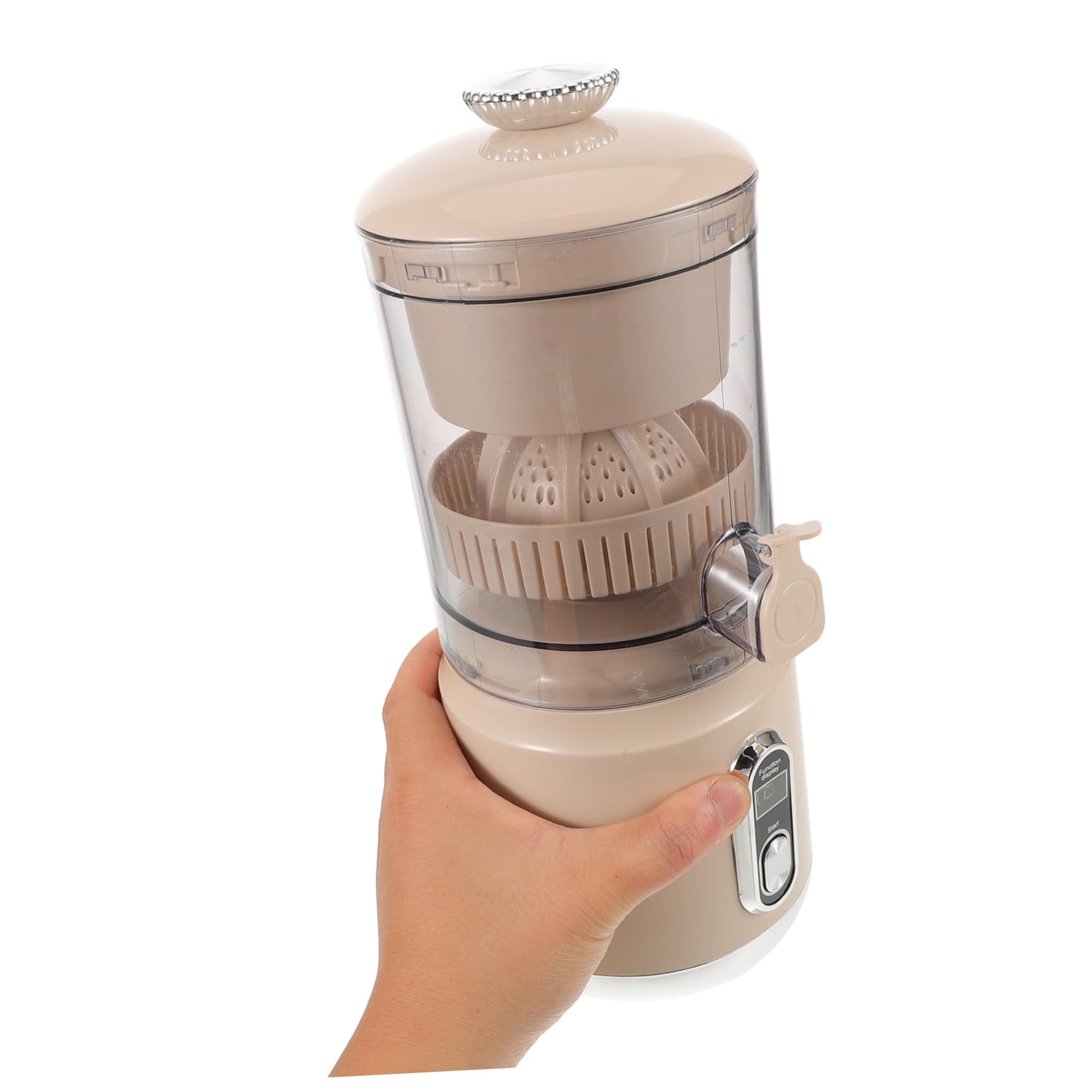 Cabilock Exprimidor de Cítricos Eléctrico Exprimidor Portátil Extractor de Jugos con Prensado Frío Separación Automática de Pulpa Hogar