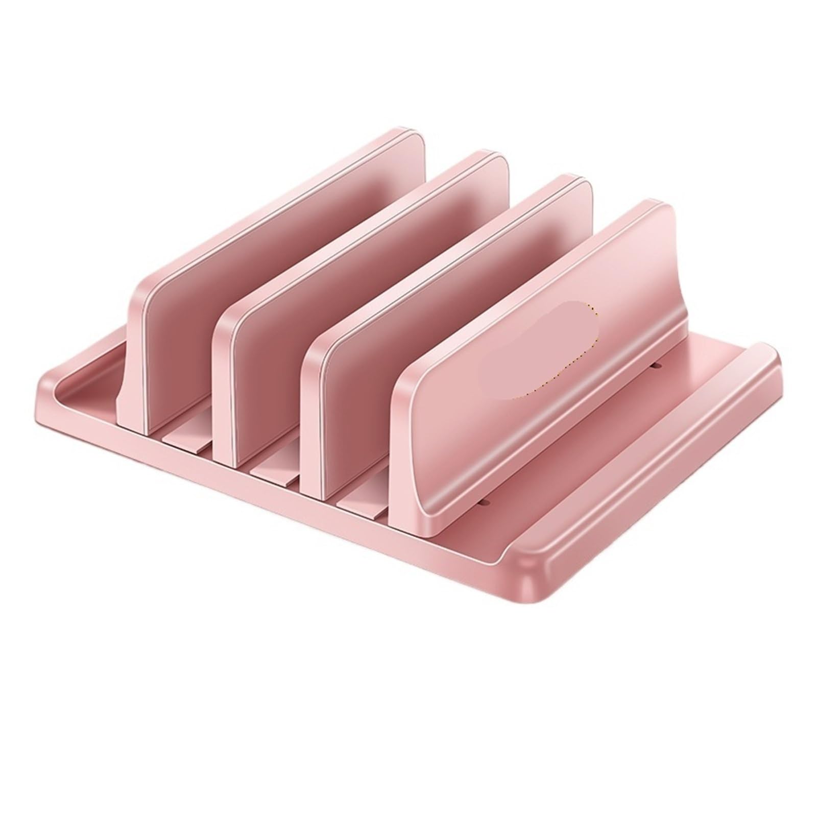 Supporto for laptop verticale rosa, dock for desktop 3 in 1 regolabile