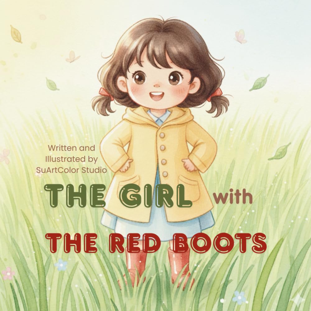 The Girl with the Red Boots: A Gentle Watercolor Adventure for Curious Little Explorers | gentle bedtime story toddler | Story Book for Toddler | Book 1