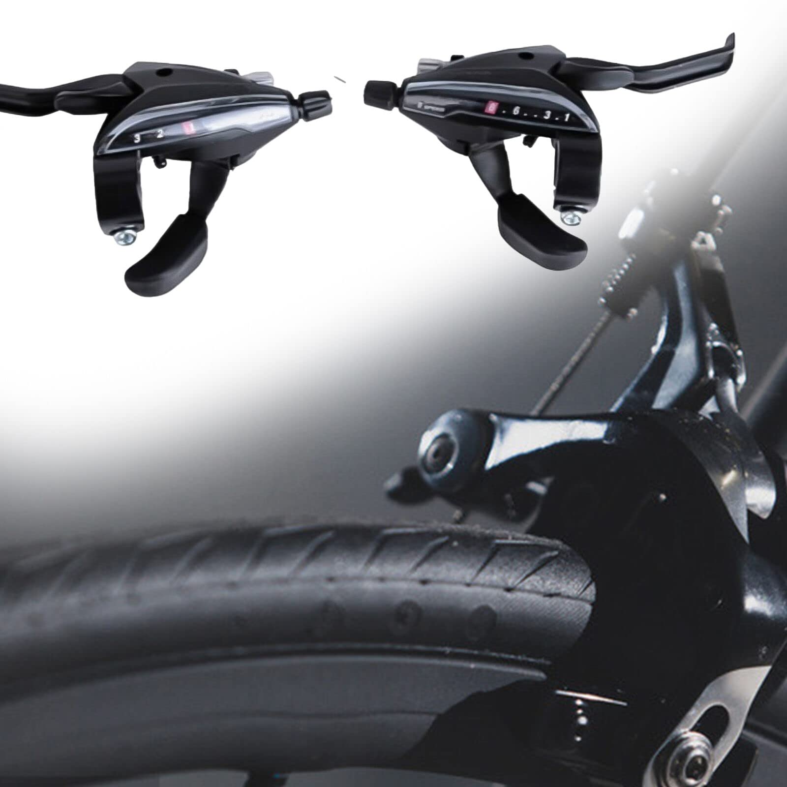 Amazon | 24段変速自転車シフト自転車変速機クイックチェンジEF500