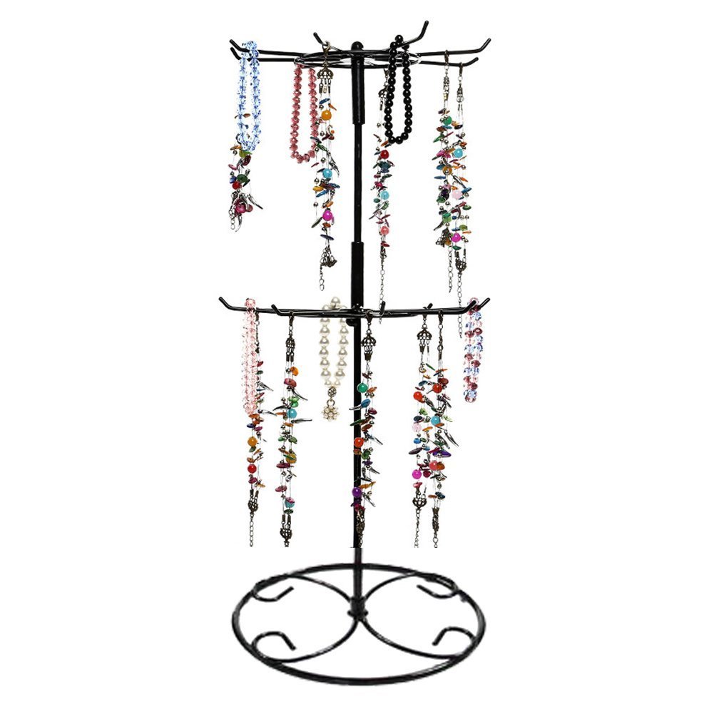Buy Jewelry Stand, Botitu 16.2 inch Tall Revolving Necklace Holder with