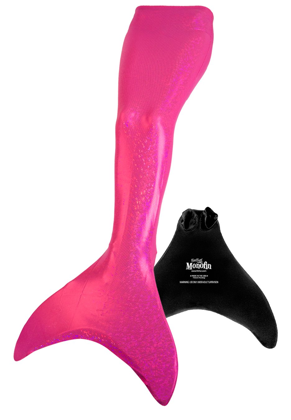 Fin Fun, Sparkle Mermaid Tail, Monofin Included - Adult and Kids Sizes
