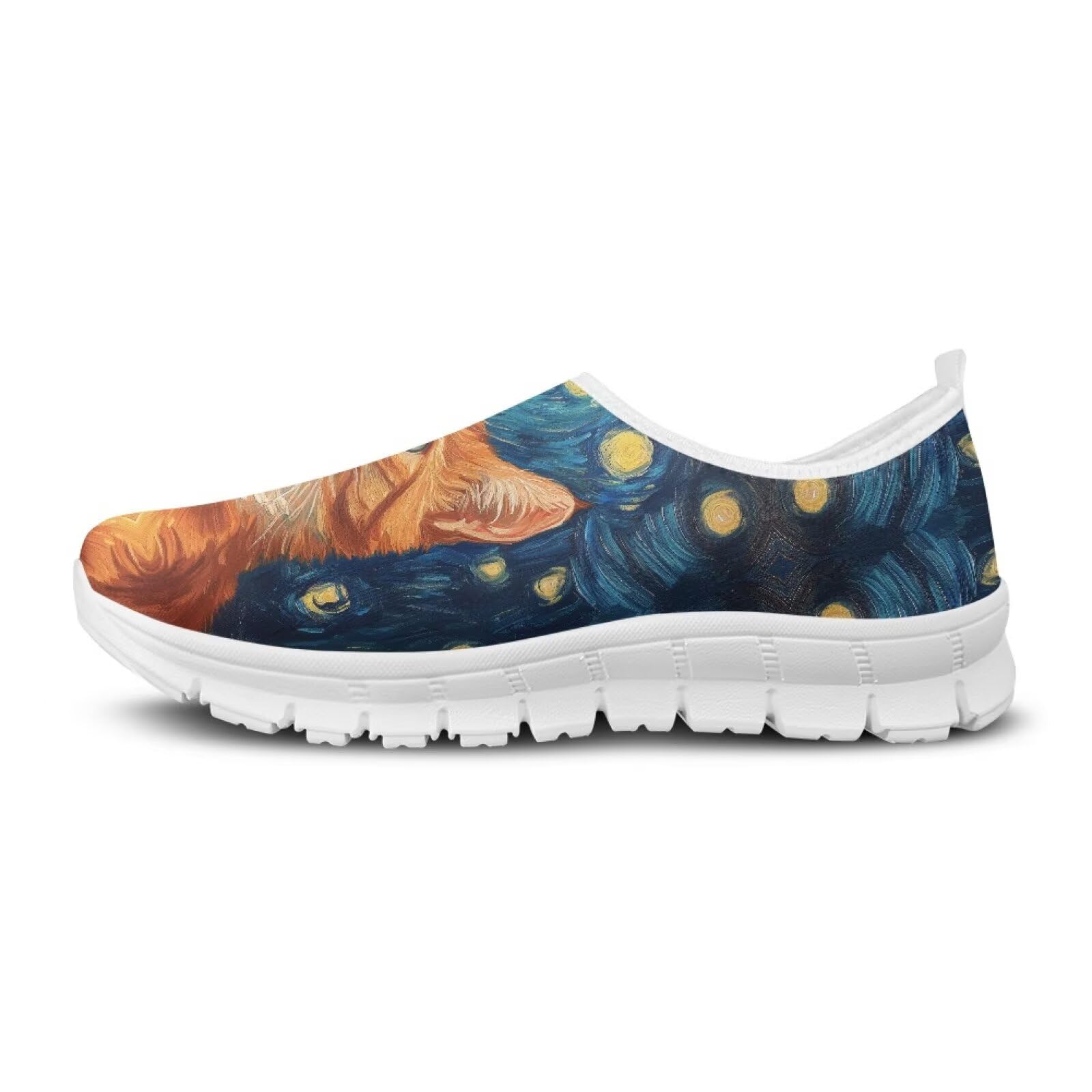 Damskie buty do biegania, antypoślizgowe, modne, oddychające, buty treningowe, lekkie, biała podeszwa