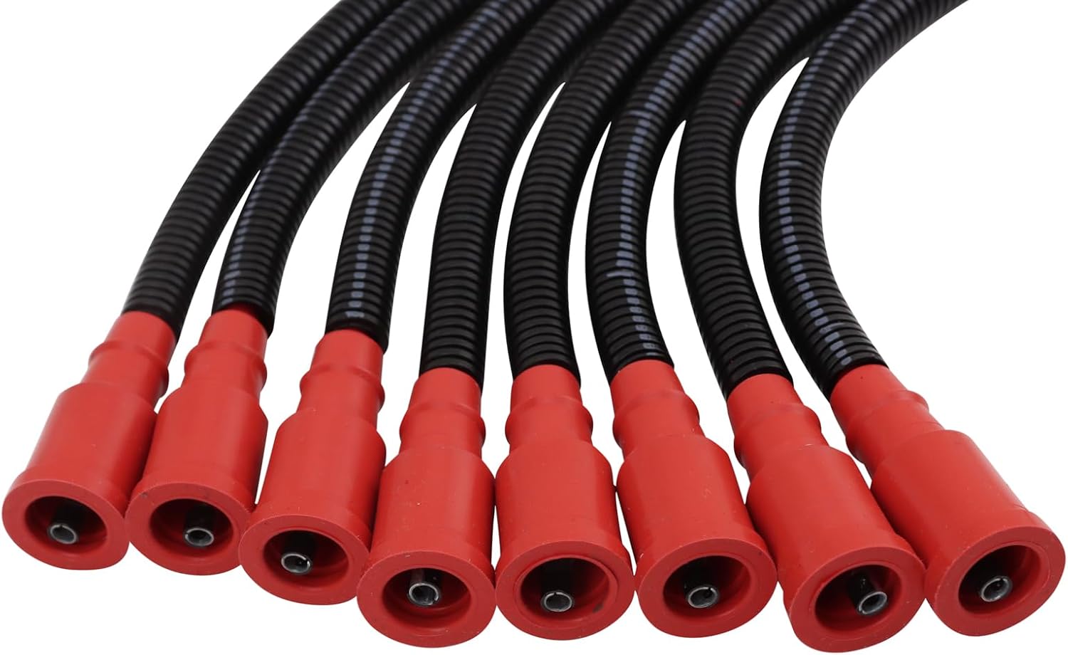 TRQ Spark Plug Wire Set Compatible with 2010-2014 Ford F-150 2011-2016 F-250 Super Duty F-350 Super Duty