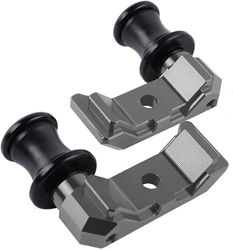 Miniatura 6 de ADJAN MMRYP - Soporte deslizante para eje de horquilla de rueda trasera, compatible con ajustador de cadena Yamaha FZ07 MT07 2014-2022 2020 2021 FZ