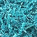 Black Cat Avenue 1 LB Teal Crinkle Cut Paper Shred Filler for Gift Wrap and Basket Filler