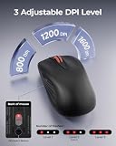 wegear Rechargeable Silent Wireless Mouse – Adjustable DPI settings