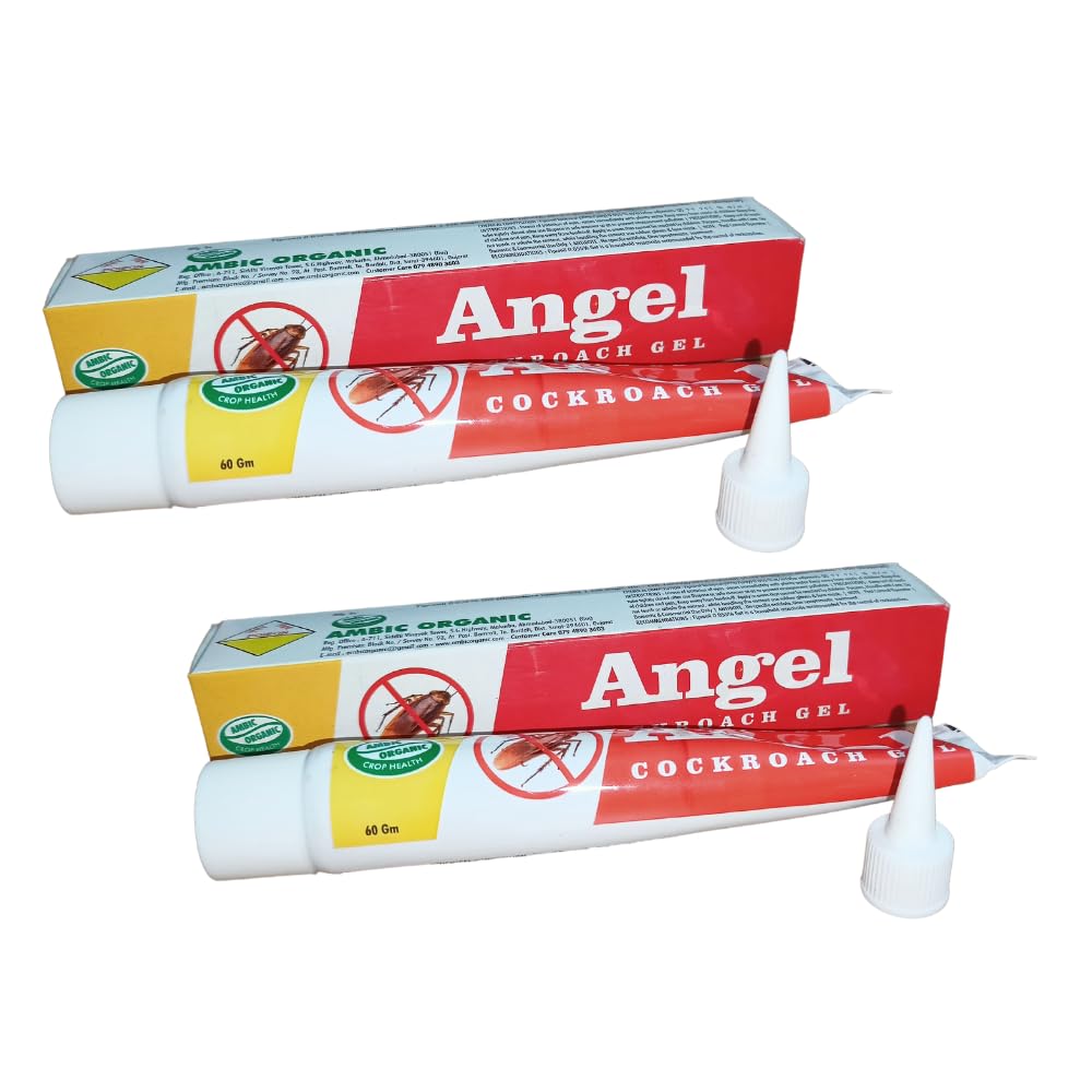 Angel Anti Roach Gel Cockroach Killer | Kitchen Safe, Odourless, Fast and Convenient 60GMx2 (B0CLM3Y21P) Amazon Price History, Amazon Price Tracker