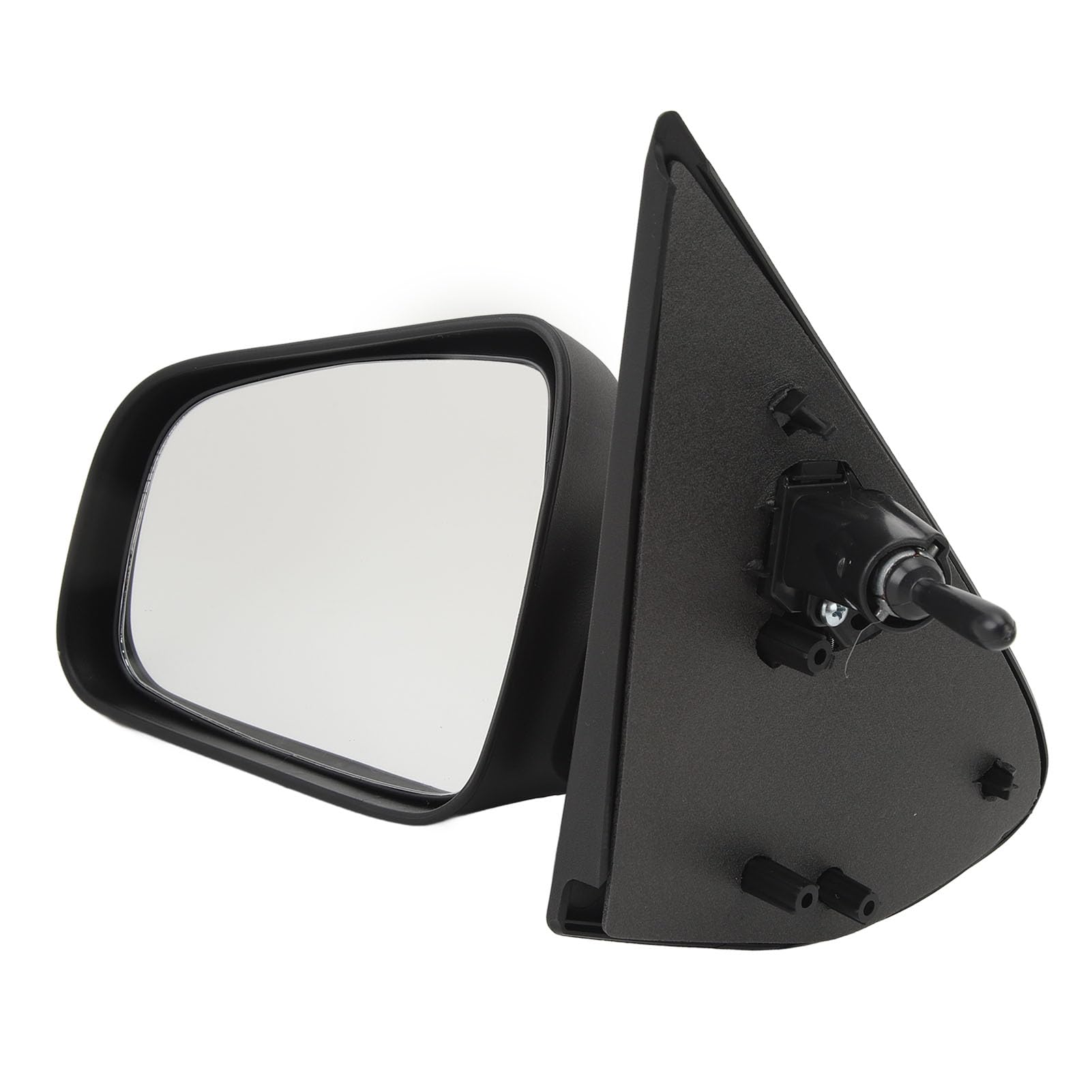 Specchietto Retrovisore Sinistro (Lato Guida) per Dacia Sandero & Stepway MK2 2013-2016, Ripiegabile Manuale, Completo, Sostituisce OE 963018898R, Nero