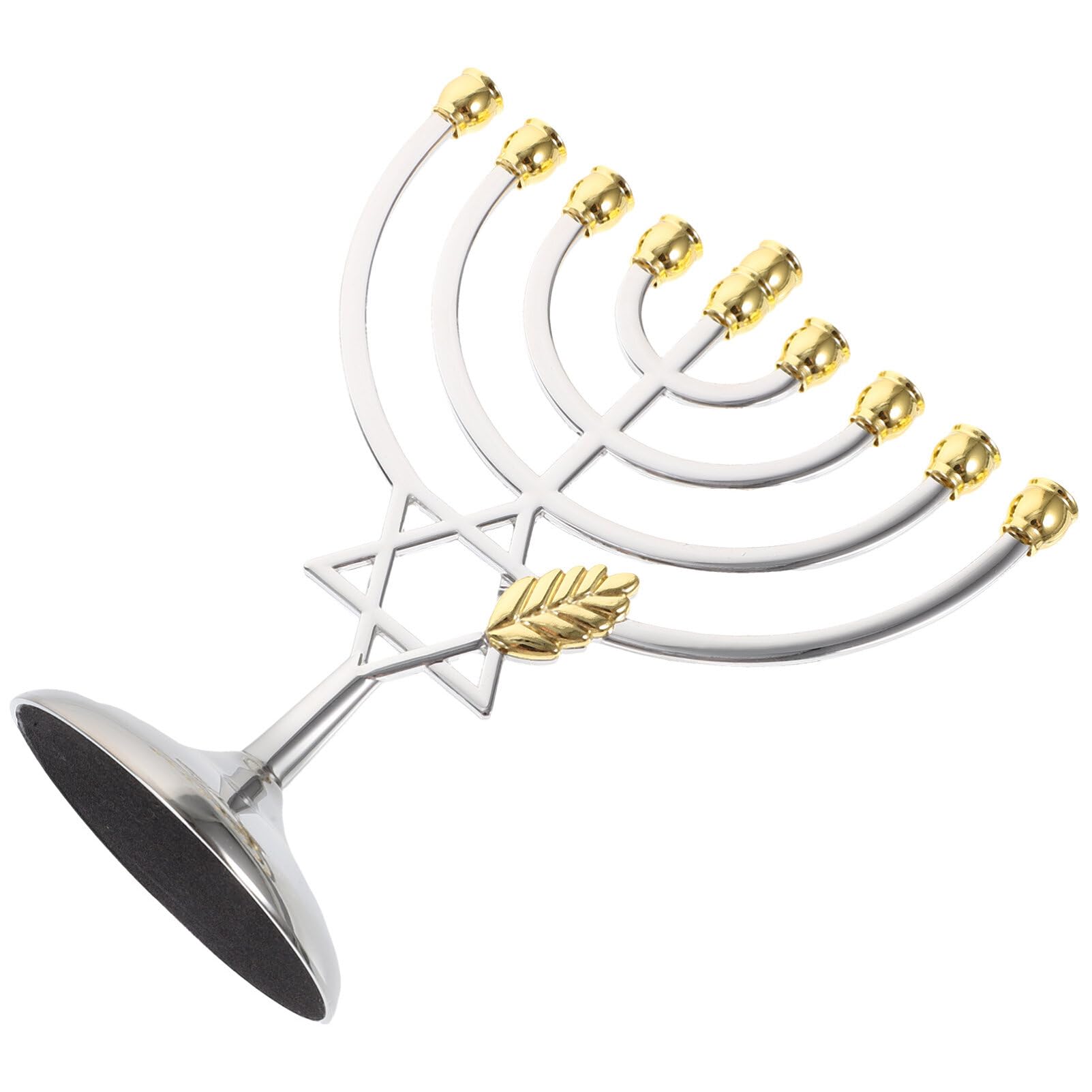 Candele Tradizionale Hanukkah Menorah Cono Portacandele Candeliere Stand Ateret Judaica Pilastro Candele Stand Gerusalemme Tempio di Nozze di Compleanno Festa Pranzo