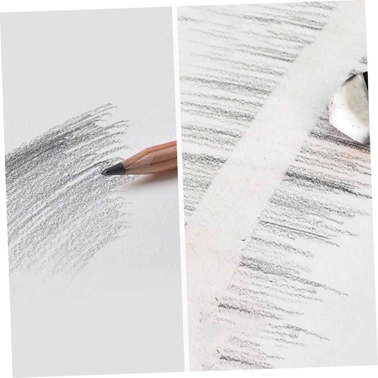 PLAFOPE 80 Sheets Standard White Sketch Paper Recycled Ph Neutral Drawing Sketching Pad for Artists and Students Portable and Art Supplies
