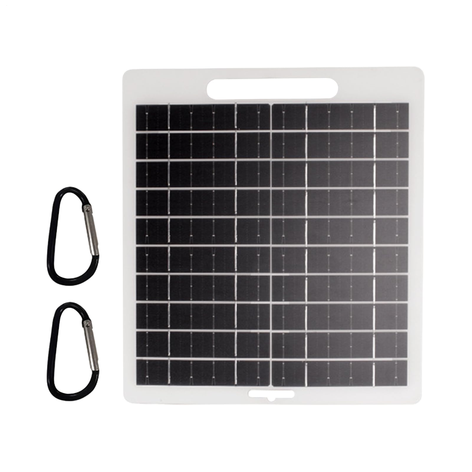 Panel de carga solar eficiente de 10W con puertos duales para autonomía total en acampada