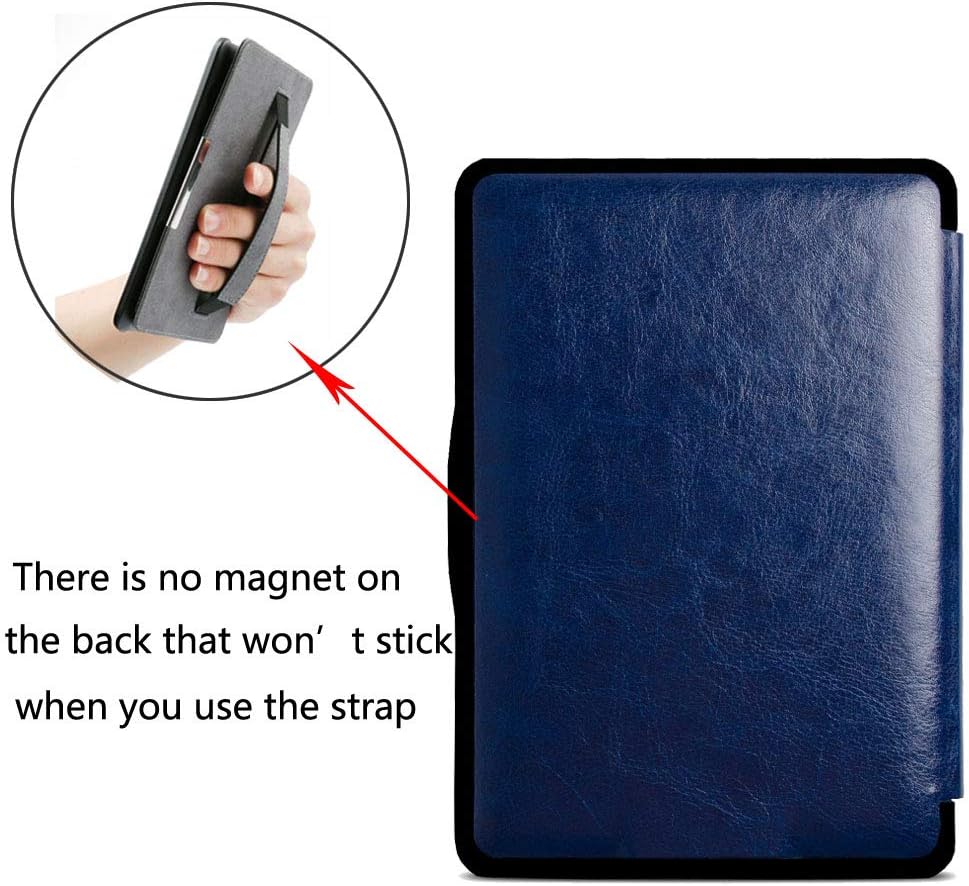 Kindle Paperwhite Case Cover SmartShell Holding Case for Kindle Paperwhite Fits All Paperwhite Generations Prior to 2018 (Not Fit All Paperwhite 10th Gen) Dark Blue