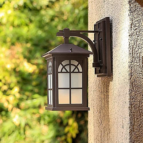 Lanterne Étanche Extérieure E27 Résolution Problèmes de Rouille Façade Villa - 3
