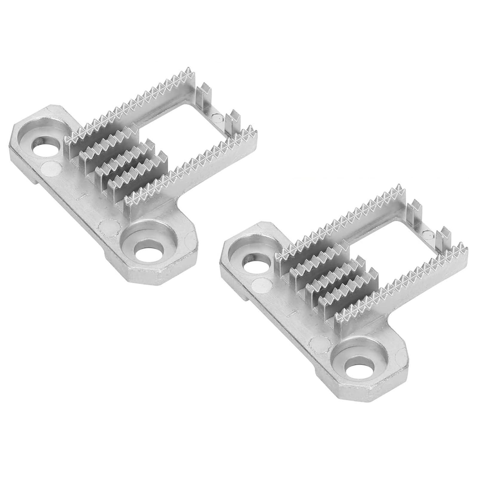 2Pcs Iron Sewing Machine Teeth Sewing Machine Feed Dog Heavy Duty Decorative Stitching Application Heavy Duty Feed Dog for Home