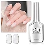 GAOY Jelly Gel Nail Polish, 16ml Sheer White Translucent Soak Off Gel Polish, UV Light Cure for Nail Art DIY, 1439 Creamy White
