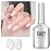 GAOY Jelly Gel Nail Polish, 16ml Sheer White Translucent Soak Off Gel Polish, UV Light Cure for Nail Art DIY, 1439 Creamy White