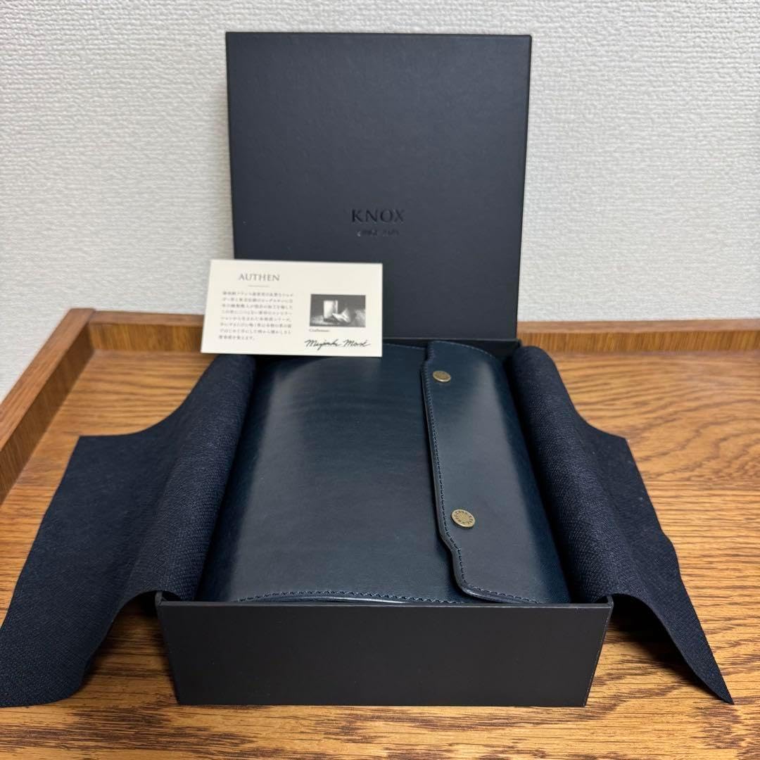 KNOX レザーシステム手帳 ブラウン ミニ6 KNOX AUTHEN オーセン ミニ6