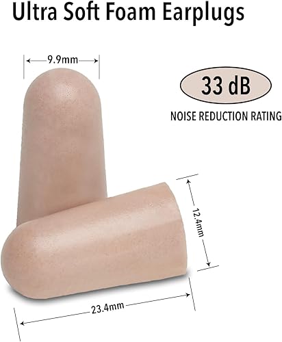 Miniatura 2 de Macks Tapones de espuma ultra suave 50 pares - 32dB NRR más alto tapones cómodos para dormir roncar trabajar viajar y eventos ruidosos Mac-6244