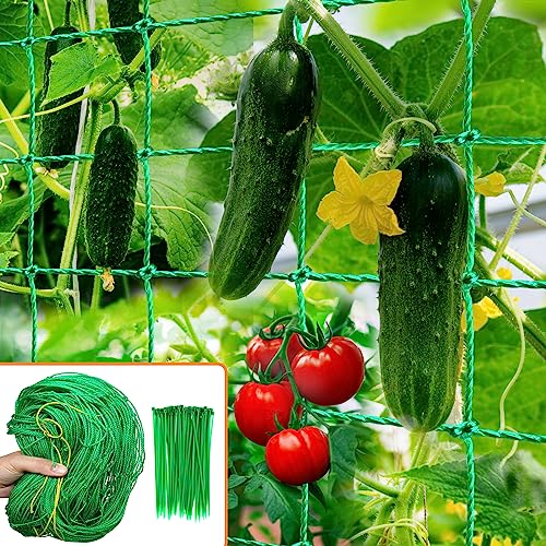 H.Romo H-TRELLISNET Trellis Netting, Garden Netting For Plants, 6.6X9.85 Ft Garden Trellis Netting For Climbing Plants With 27 Strands Nylon Outdoor Indoor cover