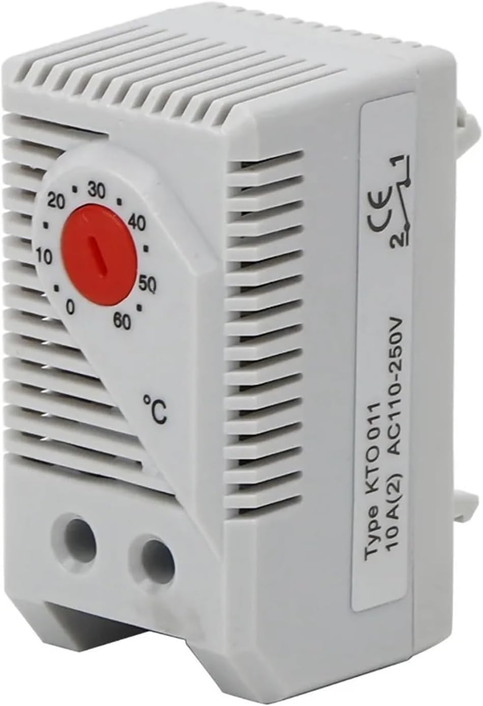Electric Control 0-60℃ Adjustable Thermostat KTO011 Temperature Controller KTS011 Mechanical Thermostat Industrial Use(KTO011)