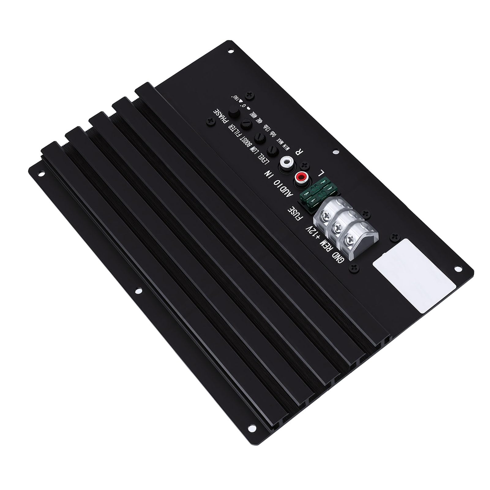 Fockety Amplificador de Coche 800W, Altavoz Subwoofer con Disipador de
