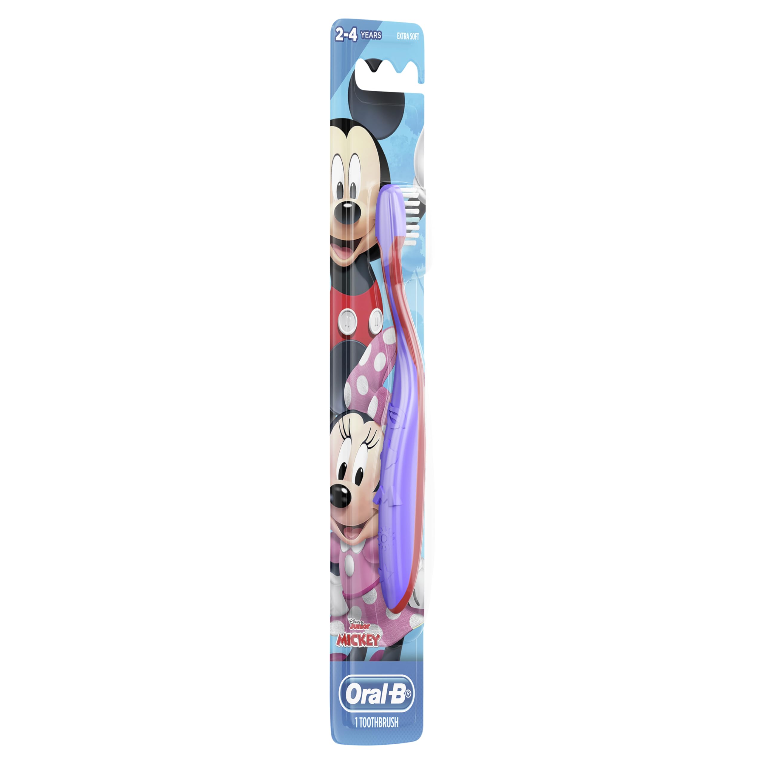 Oral-B Kids Clean Mickey Toothbrush, 1 Pack