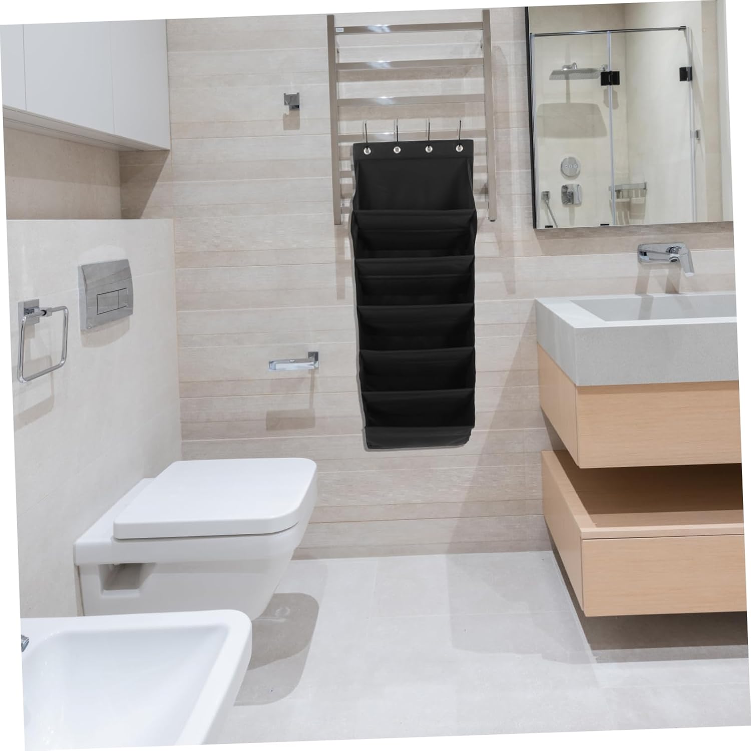 GLEAVI Multi Function Hanging Organizer Bag Wall Mounted Storage for Shoes Hats More Versatile Door Organizer for Bedroom Bathroom Kitchen Office