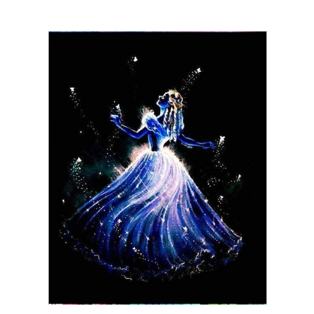 Beautiful Dancer 5d Diamond Painting kit Full Drill Diamond Embroidery Full Square Dancer 5D Diamond Painting Full Display Cross Stitch Rhinestones Decor Home Gift@60x75cm