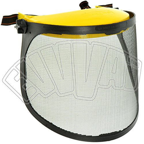 VISIERA CON RETE CE EN1731 PER PROTEZIONE VISO OCCHI LAVORO GIARDINAGGIO