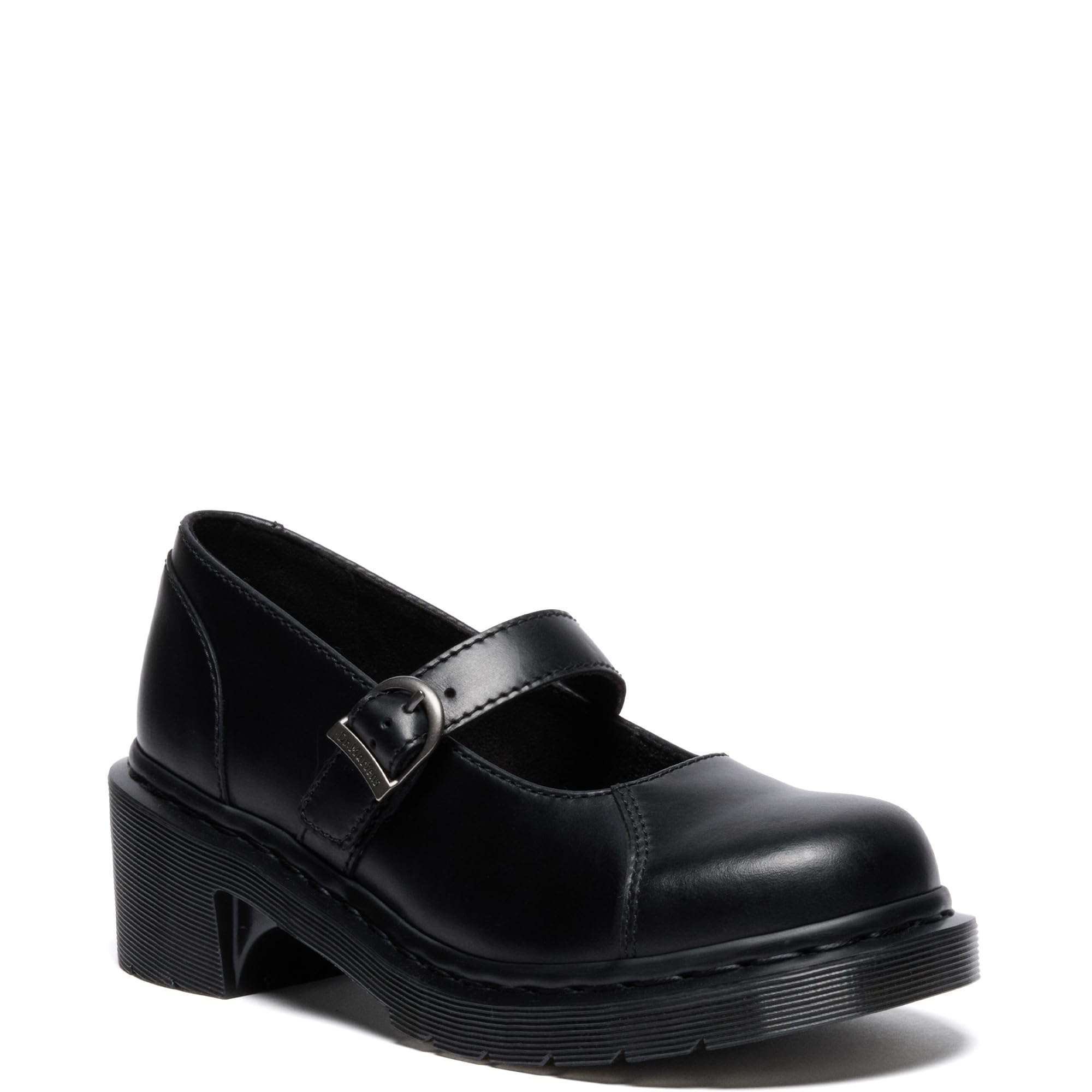 Photo 1 of Dr. Martens Women's Alderstone Mary Jane Heeled Shoe, Black Orleans, 7UK, 9 US Women