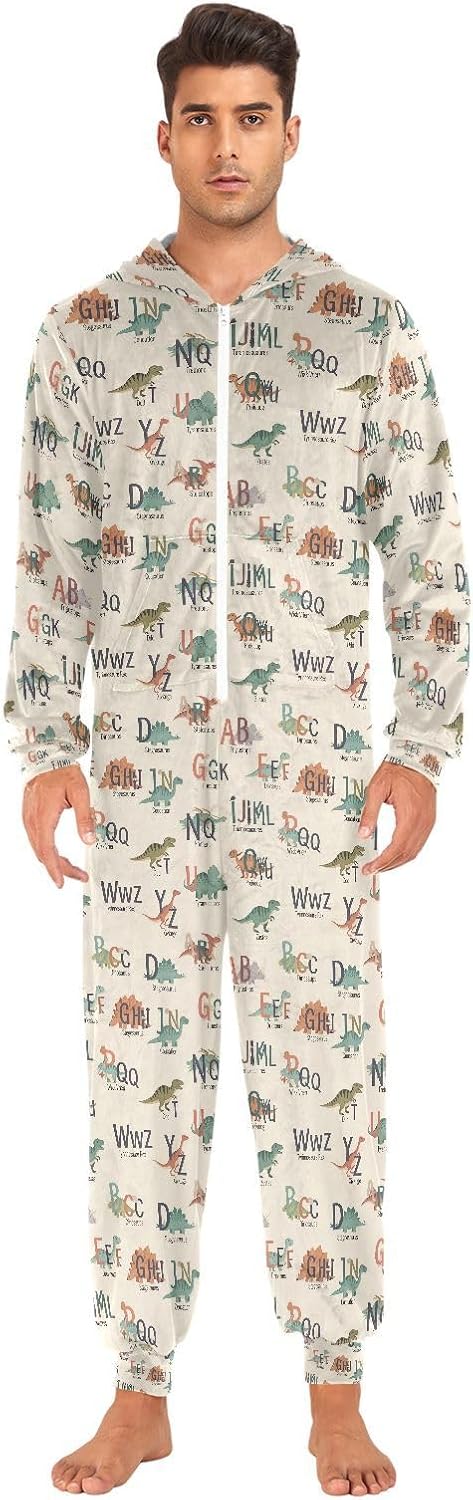 QUGRL Onesies Adult Pajamas Costume for Women Men Unisex Cosplay Sleepwear Homewear Suit Winter S-XL