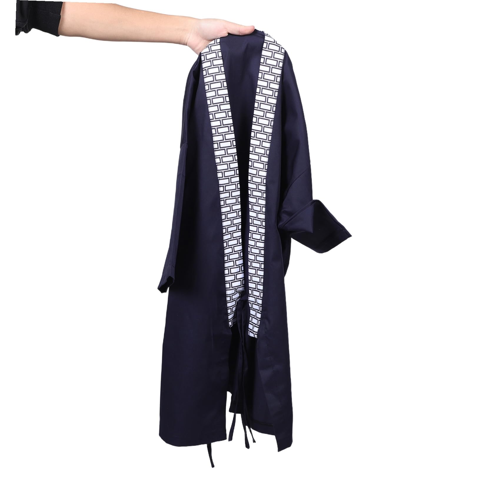 ibasenice Chaqueta Kimono Japonesa de Chef Sushi Unisex, Talla Grande L, Color Azul 425, Ropa de Trabajo para Cocina y Restaurante, Abrigo Tradicional para Hombre y Mujer, Uniforme Japonés