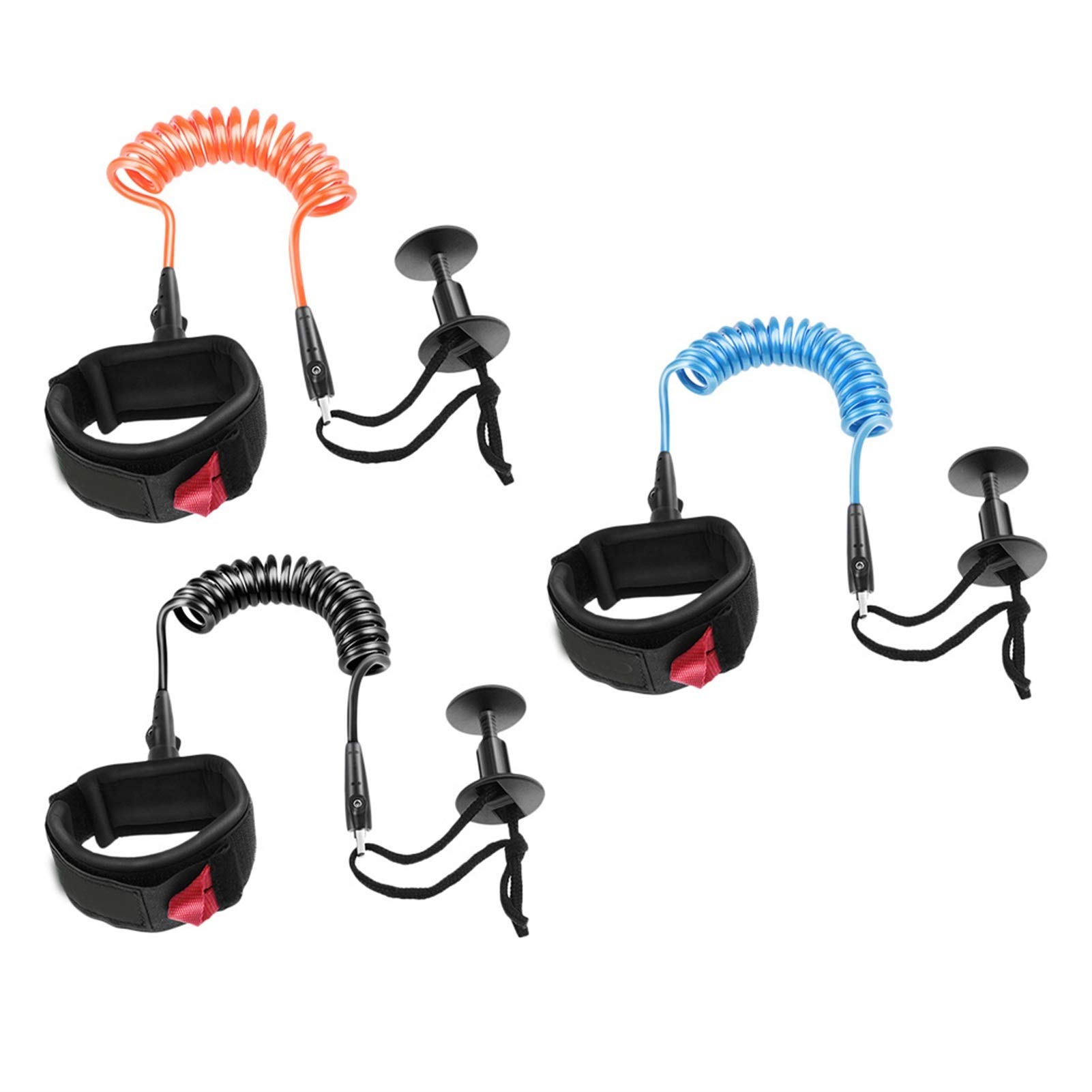 Surf Leine Professionelle Bodyboard Surfbrett Leine Surfeleine 5 Fuß Aufgewickelte Leine Surfen Zubehör SUP Leash. (Color : Orange 5ft)