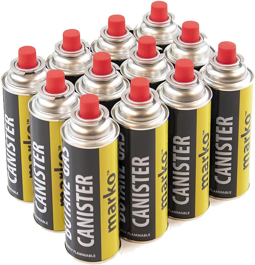 Marko Outdoor 28 Pack Butane Gas Canisters Amazon.co.uk Sports