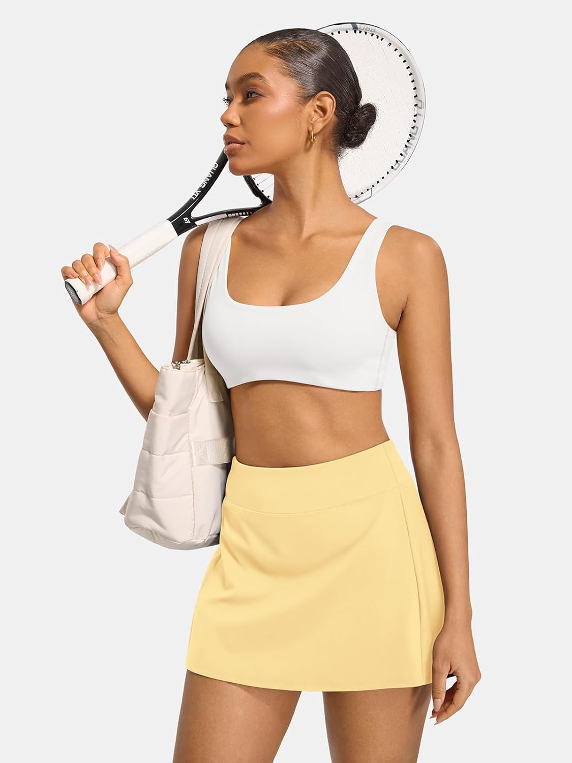 Women's Tennis Golf Skirts High Waisted with Pockets Inner Shorts for Athletic Skorts Sports Running Pickleball
