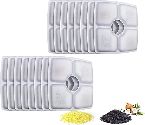 Miniatura 8 de Filtros de fuente para mascotas de repuesto para fuente de agua automática de 84 oz2.5 L, dispensador de agua para perros, resina de intercambio
