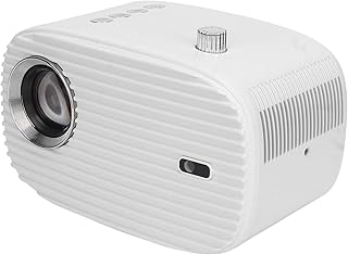 WiFi Mini Projector 1080P LED Cell Phone Synchronous Projection, Portable Home Theater Video Movie Game Projector with USB 3.5mm Headphone Jack for PS4 PS5 Switch XboxOne Tablet (US Plug)