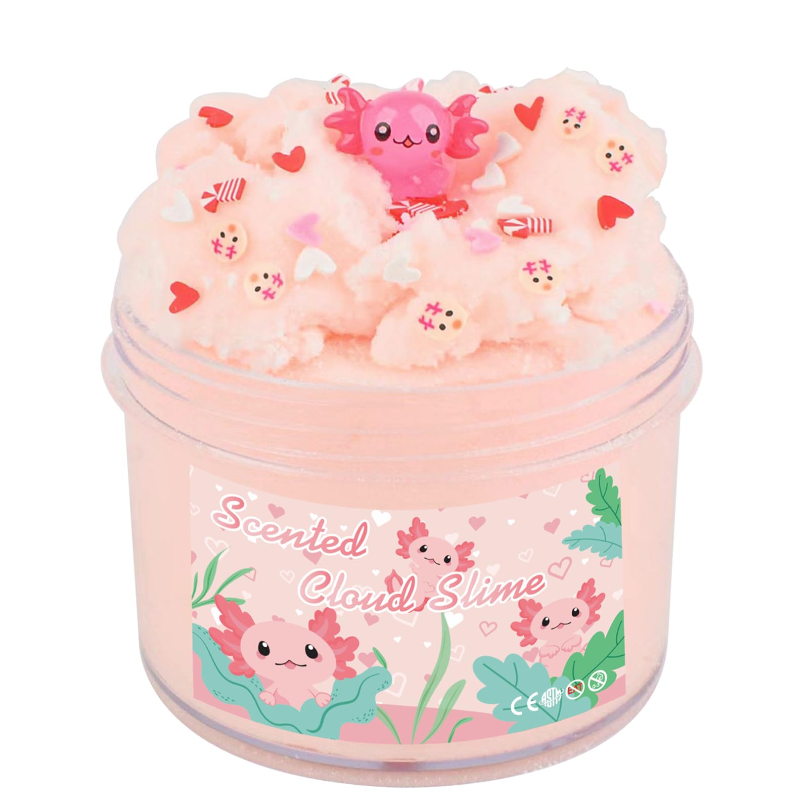 Axolotl Cloud Slime, Premium DIY Scented Slime for Boys Girls, Party Favors  for Kids 8-12, Girls Toys 4-8 Years Old, Slimes Kit for Kids Ages 8-12